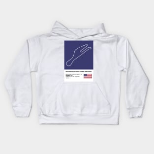 Riverside International Raceway [info] Kids Hoodie